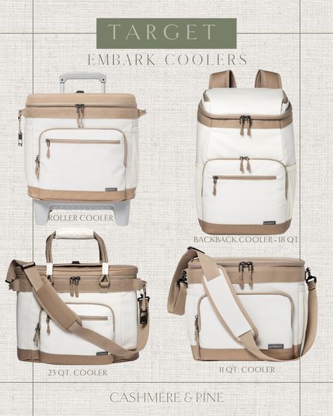 Coolers For Women, Beige Picnic Bag For Beach Season, Trendy Portable Beach Bag, Trendy Sand-colored Beach Bag For Travel, Functional Beige Travel Accessories For On-the-go, Sand-colored Beach Bag For Travel, Target Favorites, Cooler Backpack, Rolling Cooler