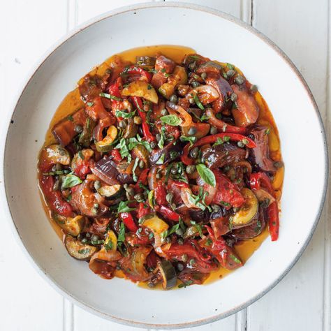 Slow-Cooker Ratatouille Slow Cooker Ratatouille, Ratatouille Disney, Ratatouille Recipe, Tomato Relish, Summer Produce, Vegetable Dish, French Recipes, Mediterranean Coast, Southern France