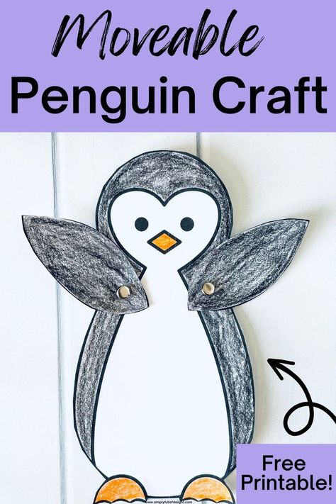 paper penguin craft free template Hand Print Penguin, Penguin Art Projects For Preschoolers, Pre K Penguin Crafts, Puffin Craft Preschool, Simple Penguin Craft, Easy Penguin Craft Preschool, Penguin Craft For Preschool, Penguin Kindergarten Craft, Penguin Projects For Kids