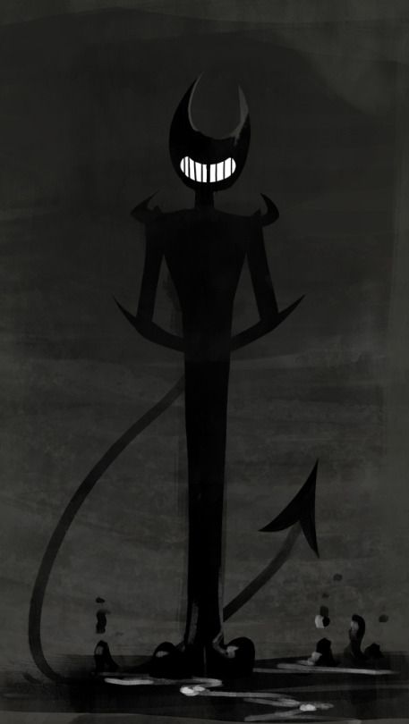 Slenderman Fanart, Demon Fanart, Wallpaper Horror, Bendy Art, Batim Fanart, Bendy Fanart, Evil Characters, Ink Demon, Alice Angel