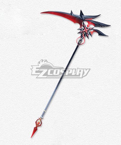 Genshin Impact Arlecchino Weapon Scythe Cosplay Weapon Prop Arlecchino Scythe, Scythe Design, Artifact Art, Professional Costumes, Draw Ideas, Cute Everyday Outfits, World News, Artifacts, Arsenal