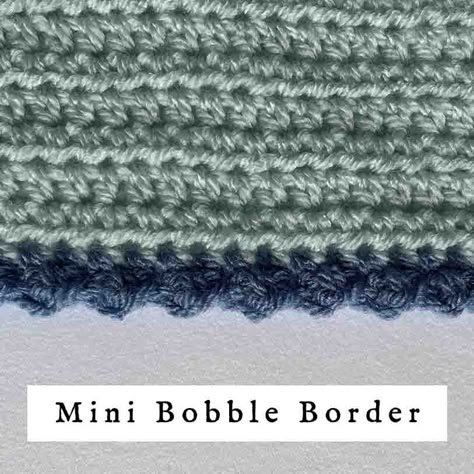 Crochet Blanket Borders - 6 Edges That Open Up Endless Options Sweater Edging Crochet, Borders For Blankets Crochet, Chunky Blanket Border Crochet, Borders For Crochet Blankets, Crocheted Blanket Borders, Easy Crochet Borders For Blankets Simple, Simple Crochet Borders And Edges, Simple Crochet Borders For Blankets, Blanket Boarders Crochet Ideas