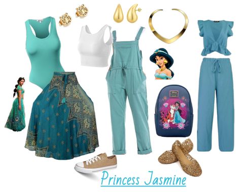 Jasmine Bounding Outfits, Disney Jasmine Outfit Ideas, Princess Jasmine Disneybound, Disney Bounding Jasmine, Princess Jasmine Inspired Outfit, Princess Jasmine Outfit Ideas, Jasmine Outfit Ideas, Jasmine Inspired Outfits, Jasmine Disneybound