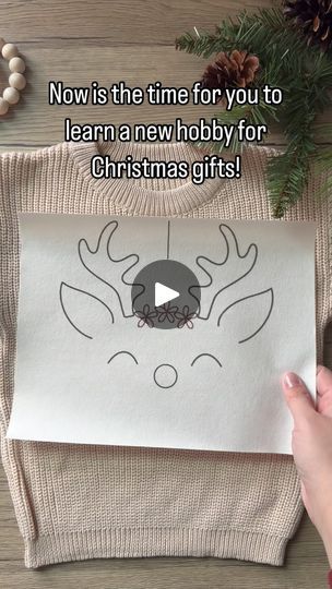 772K views · 88K reactions | REINDEER TEMPLATES ARE LIVE PEOPLE! 

Sorry for the yelling I’m just so excited, this is just too good to not share. These sweaters truly changed the course of my business last year and I’m so excited to share the templates with you all! #l

With 3 designs and 2 sizes to choose from I’m sure you’ll find something for the little ones in your life. Whether you’re a seasoned vet or you don’t even know what embroidery is, this kit is for you! I promise you can do this. And if you get stuck in right here to answer questions and walk you through any tight parts! 
.
.
.
.
#diyembroidery #sulky #embroiderykit #beginnerembroidery #embroiderytutorial #embroidery #handembroidery #yarnembroidery #mamaandme #personalizedbabyclothes #babyshower #babyshowergift #newbornoutfit Reindeer Embroidery Design, Christmas Sweater Embroidery Pattern, Reindeer Embroidery Pattern, How To Embroider Sweatshirt, What Can You Embroider, Diy Christmas Sweater Ideas, Diy Christmas Sweatshirts, Christmas Sweater Embroidery, Christmas Sweatshirts Diy