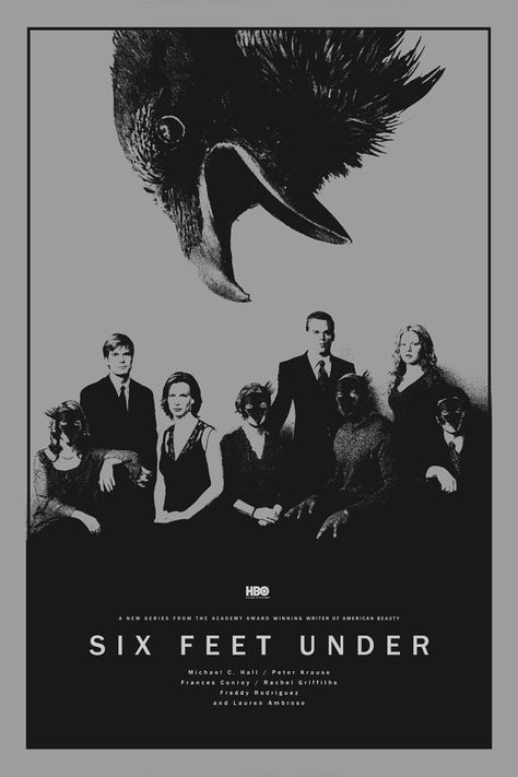 Six Feet Under Tv Show, Frances Conroy, Freddy Rodriguez, Peter Krause, Tv Posters, Just Thinking About You, Under Tv, Fav Movie, Poster Inspiration