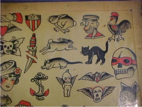 1940s-heads-3 | Vintage Tattoo Flash | Flickr Traditional Tattoo Reference, Traditional Panther Tattoo, Flash Art Tattoos, Antique Tattoo, Sailor Jerry Flash, Sailor Jerry Tattoo Flash, Trad Flash, Vintage Tattoo Flash, Traditional Tattoo Flash Art