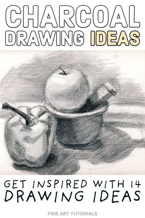 14 Charcoal drawing ideas: from expressive gesture drawing, to drawing classic still lifes and portraits. Find a tutorial with each idea, so you can practice drawing a range of subjects. #charcoaldrawingideas #drawingideas #charcoaldrawing #charcoalart #charcoalsketching #charcoalpencil #charcoalportrait #charcoallandscape #charcoalideas #charcoalartist #charcoaldrawinginspiration Charcoal Drawing Ideas Inspiration, Practice Drawing Exercises, Some Easy Drawings, Easy Charcoal Drawings, Charcoal Drawing Tutorial, Charcoal Drawing Ideas, Drawing Ideas Inspiration, Charcoal Artists, Charcoal Artwork