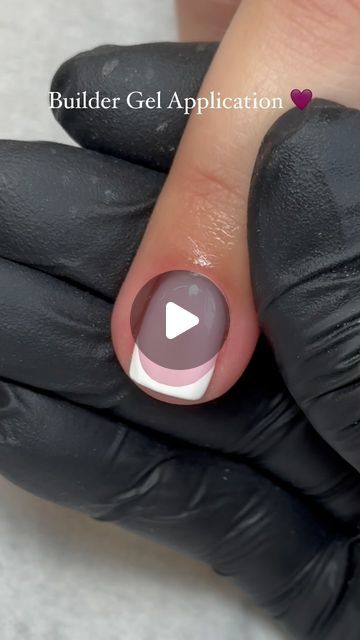 Codie Chown NBC on Instagram: "Builder Gel Application 💅🏼  Using Build Me Up Hard Base - Shade Marshmallow 🩷  Works best with our ‘Back To Base’ for the best adhesion ✨  #nails #buildergel #buildergelnails #buildergelinabottle #gelnails #nailtrends #nailinspo #nailideas #nailaddict #nailtech #nailtechlife #nailaddict #nails4today #nailfashion #nailitdaily #nailaddiction #nailprodigy #nailobsession #nailfies #nailvids" Builder Gel French Nails, Bio Nails Design, Small Nail Extensions, Build Up Gel Nails, Diy Poly Gel Nails At Home, Build A Gel Nail, Gel Builder Nails Diy, Build Gel Nails, Builder Gel Manicure