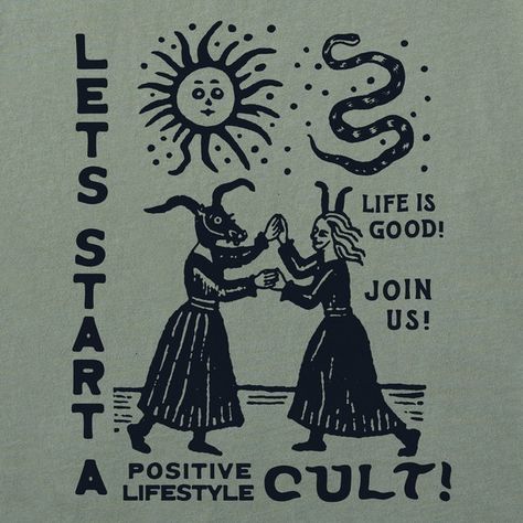 Women's Let's Start a Cult  Boxy Crusher Tee Casual Trends, Graphic Tees Vintage, Men Fits, Prove It, Help Kids, Laid Back Style, Cool Logo, Moss Green, Vintage Graphics