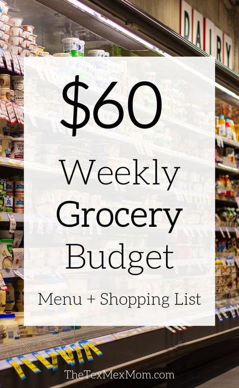 $60 a week grocery budget Cheap Meals To Make, Free Grocery List, Frugal Meal Planning, Aldi Meal Plan, Low Carb Menus, Saving Money Chart, Weekly Grocery, Grocery Budget, Budget Meal Planning