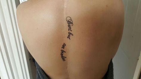 Exercises For Lower Back, Rare Tattoos, Awareness Tattoo, Small Shoulder Tattoos, Spinal Fusion, Meaningful Tattoos For Women, Strength Tattoo, Health Tattoo, Small Meaningful Tattoos