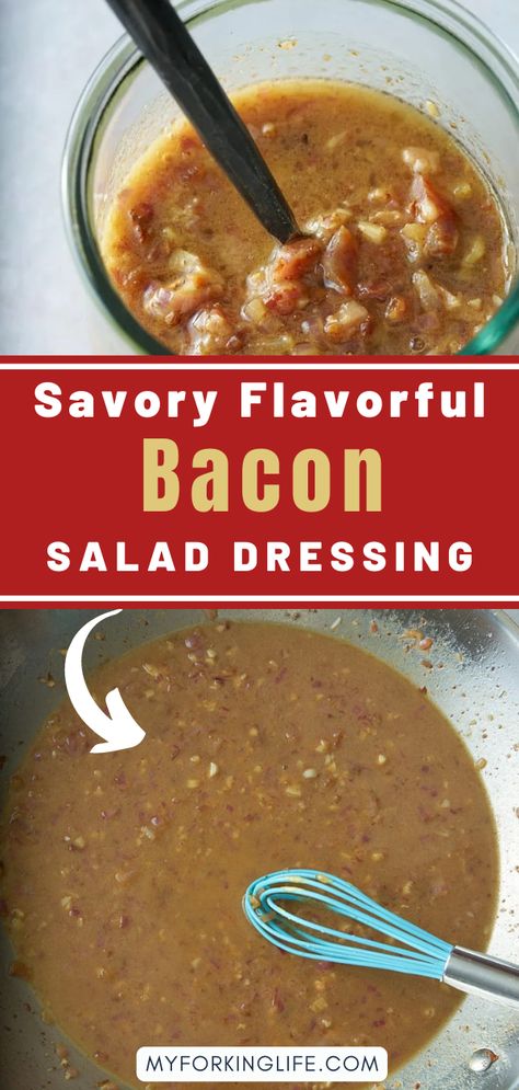 Bacon Salad Dressing Recipes, Bacon Vinegarette Dressing Recipe, Hot Bacon Vinaigrette Dressing, Bacon Grease Salad Dressing, Rafferty's Hot Bacon Dressing, Bacon Vinaigrette Dressing, Hot Bacon Dressing Recipe, Spinach Bacon Salad, Bacon Salad Dressing