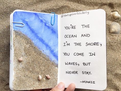 mansi jikadara b - words & art’s Instagram photo: “🌊🌊🌊 . . . thank you for reading my poems and quotes. art and words are my own. Xx💙 . . . #poetry #poem #mansi #thetypewriterdaily #journal…”,  #art #arts #deepdrawing #Instagram #Jikadara #Journal #Mansi #photo #poem #poems #poetry #Quotes #reading #thetypewriterdaily #Words Check more at https://drawing.kas... Journaling Videos, Poems And Quotes, Kunstjournal Inspiration, Words Art, B Words, Drawing Journal, Bullet Journal Mood, Wreck This Journal, Art Journal Therapy