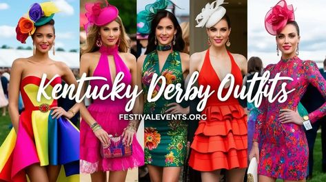 Kentucky Derby Outfits Races Fashion 2024, Kentucky Derby Party Outfit For Women, Kentucky Derby Outfit For Women Black, Best Kentucky Derby Outfits, Derby Day Outfits For Women, Horse Race Outfits For Women, Kentucky Derby Outfit For Women Classy, Kentucky Oaks Outfit, Horse Races Outfit