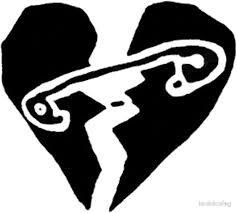 Safety Pin Heart, 5sos Logo, Meaningful Word Tattoos, Punk Logo, Ray Bands, Saved Tattoo, Punk Patches, Patch Ideas, Sticker Iphone Case