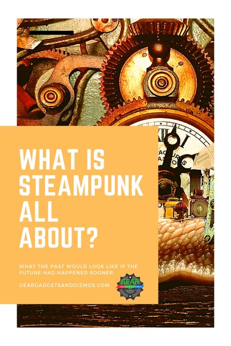 WHAT IS STEAMPUNK? Steampunk is a science fiction genre that is set in the historical 19th-century. Steampunk is where the Victorian era meets the future and steam is the fuel for all technology. It is a mix of science fiction, fantasy and historical fiction. Steampunk is a sub-genre based in the Victorian era. A style of design and fashion that combines historical elements with anachronistic technological features inspired by science fiction. Steam Punk Bathroom, Punk Bathroom, Victorian Steampunk Aesthetic, Punk Meaning, Steam Punk Aesthetic, Steam Punk Diy, What Is Steampunk, Fantasy Worldbuilding, Punk Ideas