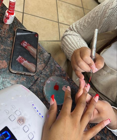 Getting Nails Done Aesthetic, Nails Done Aesthetic, Getting Nails Done, Nails Tech, Nail Tech School, Nail Stylist, Tech Room, Nail Master, Nail Salon Interior