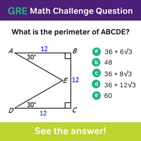 Magoosh GRE Math Challenge Question Gmat Study Plan, Gre Study Plan, Gre Study Guide, Gre Tips, Gre Study, Gre Math, Gre Exam, College Productivity, Gre Test