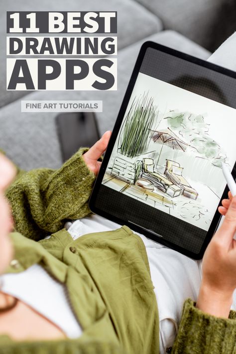 Digital Art Apps Laptop, Ipad Illustration Drawing, Drawing Apps Ipad, Ipad Drawing Ideas Easy, Drawing On Tablet, Ipad Art Ideas, Good Drawing Apps, Best Drawing Apps, Ipad Art Procreate