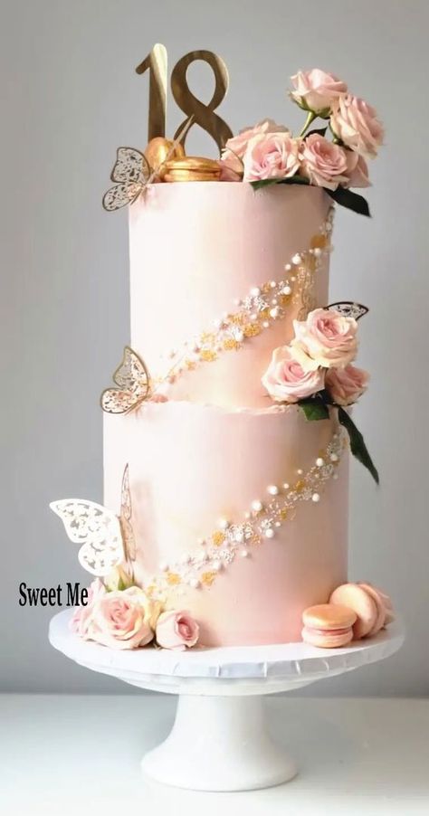 Pink 18th Birthday Cake, Gold and White Marble 18th Birthday Cake, 18th Birthday Cake Ideas, Elegant 18th Birthday Cakes, Simple 18th Birthday Cake Designs, simple 18th birthday cake for girl, simple 18th Birthday Cake boys, 18th Birthday Cake Chocolate 18th Birthday Cake Elegant, 18th Birthday Cake Gold, Three Tier Cake Birthday, Debut Cake 18th, 3 Tier Cake Designs, Pink White And Gold Cake, Birthday Cake Elegant, Birthday Cake Gold, 18th Birthday Cake Designs