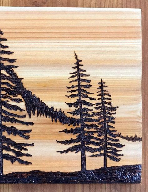 Beginner Pyrography, Cedar Wood Projects, Pyrography Ideas, Woodburning Ideas, Wood Burning Projects, Pyrography Patterns, Wood Burn Designs, Red Cedar Wood, Wood Projects For Beginners