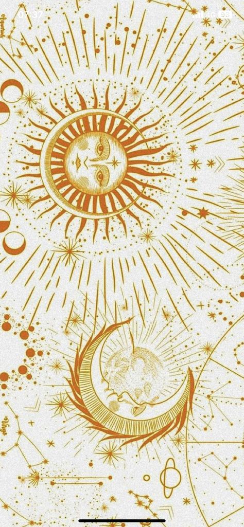 Sun And Moon Background Aesthetic, Earthy Phone Wallpaper, Boho Sun Wallpaper, Gold Stars Background, Sun Theme, Sun Wallpaper, Wallpaper Sun, Sun Background, Star Background