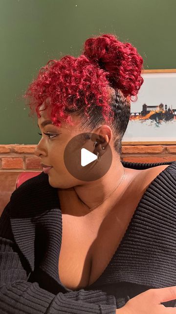 Easy Hairstyles For Short Natural Hair, Ponytail With Crochet Hair, Simple Crochet Hairstyles, Styles With Deep Wave Hair, Quick Crochet Hairstyles Black Hair, Easy Crochet Hairstyles, High Curly Ponytail Weave, Crochet Updo Hairstyles, Crochet Ponytail Hairstyle