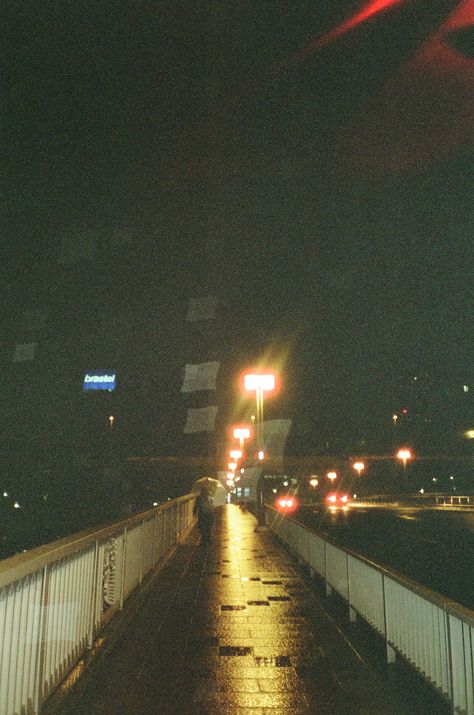 film photo, the film monocle, film camera, tokyo, japan, traveling, film photography, cinestill, 800T, halation, Halation Photography, Rainy Tokyo, Night Bridge, Night Street Photography, Cinestill 800t, Night Street, Film Photo, Take A Picture, Film Camera