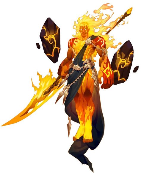 Fire Elemental, Pokemon Human Form, Super Powers Art, Dungeons And Dragons Classes, Dark Souls Art, Overwatch Fan Art, Fire Element, Dungeons And Dragons Homebrew, Mythology Art