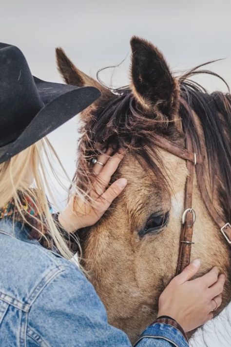 Photography With Horses And People, Horse Close Up Photography, Sunset Horse Photography, Cute Horse Pictures Ideas Photo Shoot, Photo Shoot With Horses Cowgirl, Horse Owner Aesthetic, Girl Photoshooting Horse, Cowgirl Photoshoot Ideas With Horse, Cowgirl Photoshoot With Horse