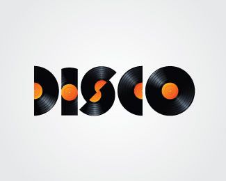 Disco Logo, Word As Image, Clever Logo Design, Music Logo Design, Foto Top, 70s Party, Disco Fever, Text Logo Design, Typographic Logo