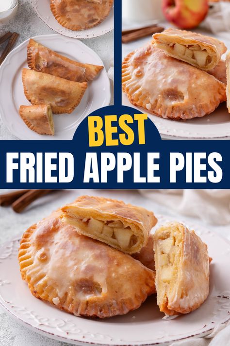 I think these fried apple pies are the best apple dessert ever. Crispy, sweet, and filled with cinnamon apple flavor, you'll be hooked after one bite! Vegetable Growing Cheat Sheet, Mcdonalds Apple Pie, Small Pies, Best Apple Desserts, Apple Dessert Recipes Easy, Ready Made Pie Crust, Apple Pie Crust, Crumble Recipes, Southern Tea