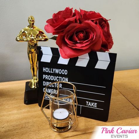 Red Carpet Party Centerpieces Table Decorations, Red Carpet Theme Party Table Decorations, Hollywood Theme Corporate Event, Oscar Table Decorations, Hollywood Party Table Decor, Hollywood Theme Table Decorations, Movie Theme Table Decorations, Red Carpet Table Decor, Red Carpet Table Centerpieces