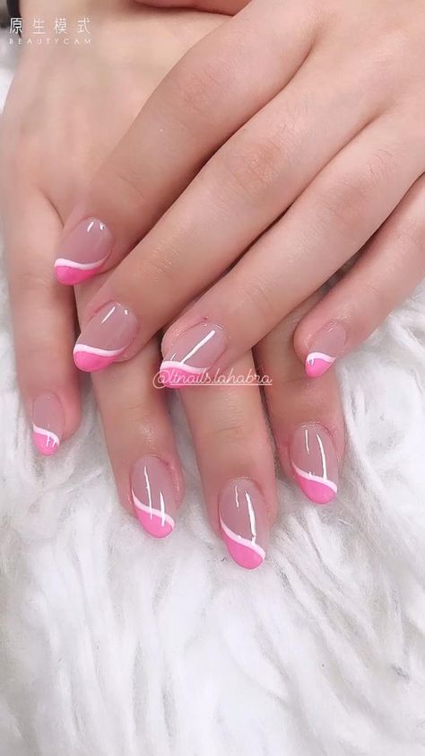 Elegant Touch Nails, Fancy Nail Art, French Tip Nail Designs, Subtle Nails, Fancy Nails Designs, New Nail Designs, Her Nails, Pretty Nail Art Designs, Nail Art Designs Videos