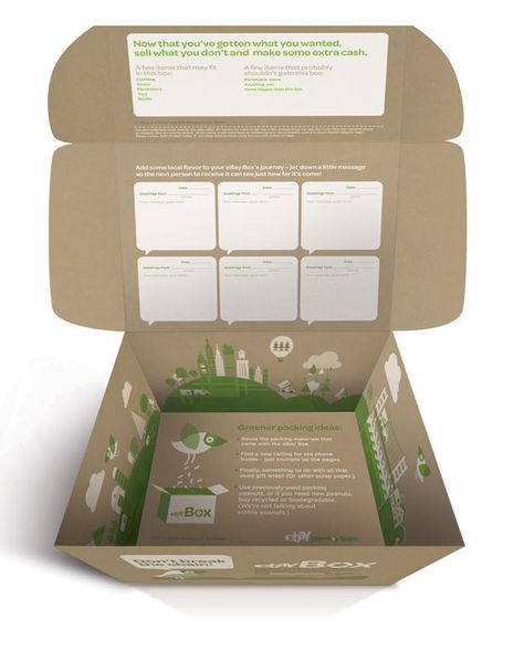 The eBay Box on Packaging of the World - Creative Package Design Gallery Vegetable Box Packaging Design, Interactive Packaging Design, Eco Packaging Design, Packaging Box Design, Vegetable Packaging, Electronic Packaging, Corrugated Packaging, Gfx Design, Fruit Packaging