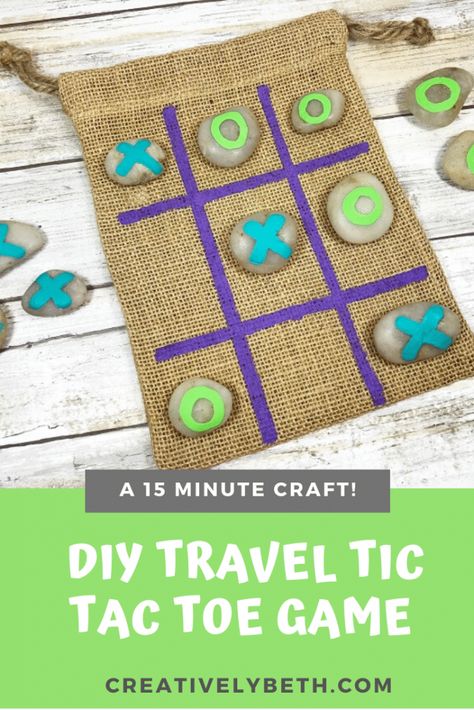 How to DIY a Tic Tac Toe Game in 15 Minutes Rock Painting For Beginners, Diy Tic Tac Toe Game, Seniors Crafts, Tic Tac Toe Diy, Diy Tic Tac Toe, Tic Tac Toe Board, Kindergarten Art Projects, Rainbow Rocks, Vbs Crafts