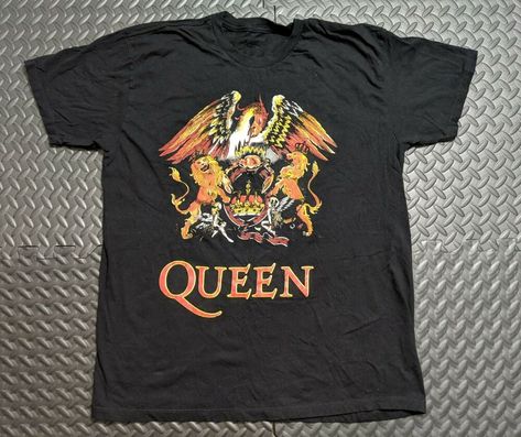 https://www.ebay.com/itm/Adult-Unisex-Queen-Rock-Band-Adam-Lambert-Music-2017-Concert-Tour-Black-Sz-L/123664327855?hash=item1ccaf7e4af:g:2KAAAOSwRiFcdEpr #SpectrumMediaGroup #teewarehouse Queen Rock Band, Queen Tee, Better Cr Dr, We Will Rock You, Queen Tshirt, Queen Freddie Mercury, Queen Shirts, Queen Band, Band T Shirts