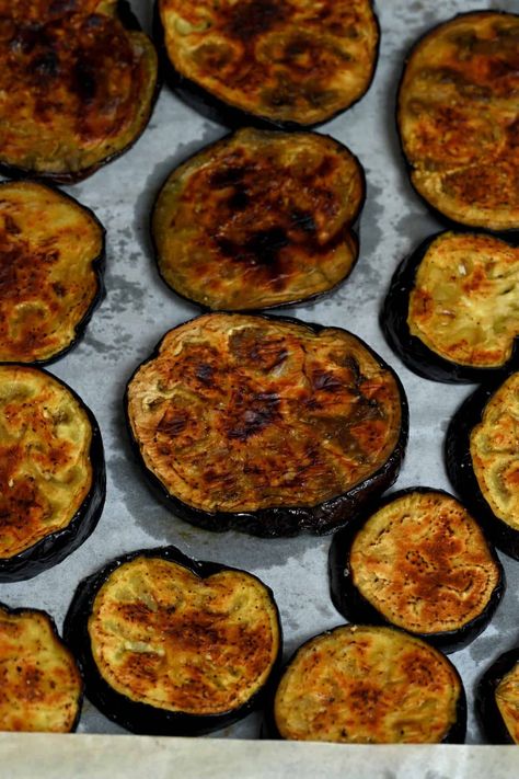 Baked Fried Eggplant, Baking Eggplant In Oven, Bake Eggplant Oven, Roast Eggplant Oven, Roast Eggplant In Oven, Eggplant Oven Recipes, Oven Roasted Eggplant Recipes, Roasted Eggplant Oven, Oven Eggplant