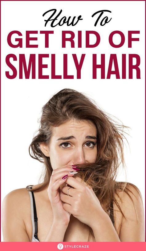 How To Get Rid Of Smelly Hair: What causes your scalp and hair to smell bad? How do you get rid of smelly hair without having to wash it daily? You will find the answers to all your questions and even more right here. Continue reading! #SmellyHair #Haircare #HaircareTips Smelly Scalp, Smelly Hair, Hair Growth Serums, Hair Growth Hacks, Hair Growth Conditioner, Facial Oils, Hair Mistakes, Stronger Hair, Diy Remedies