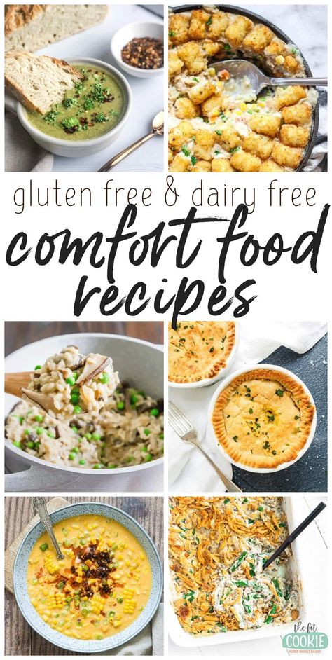 Dairy Free Comfort Food, Gluten And Dairy Free Meals, Gf Df Meals, Gluten Free Dairy Free Recipes Dinner, Dairy Gluten Free Recipes, Nut Free Paleo, Gluten Free Dairy Free Dinner, Dairy Free Gluten Free Recipes, Dairy Free Foods