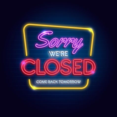 We Are Closed Sign, Closed Sign, Closing Day, Adobe Illustrator Graphic Design, Closed Signs, Close Today, We Are Closed, Business Signs, Christmas Background