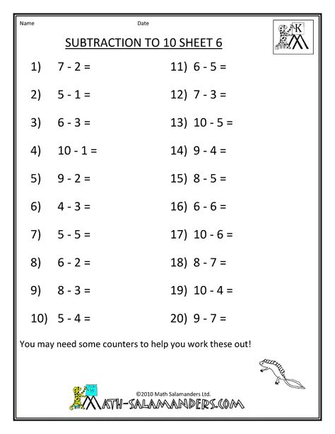 Subtraction Within 20 Worksheets, Basic Subtraction Worksheets, Subtraction To 20, Math Subtraction Worksheets, Bulletin Boards Elementary, Basic Subtraction, Subtraction Within 20, Subtraction Kindergarten, Math Addition Worksheets