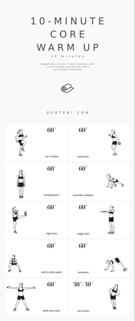 Pre Workout Stretches, Work Workouts, Abb Workouts, Core Gym, Workout Stretches, Dance Warm Up, Gym Workout Plan, Workout Gym Routine, Warm Up Routine