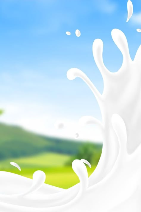 Fresh Milk Promotion Gourmet Poster Background Dairy Products Poster, Milk Poster Design, Milk Background, Milk Branding, Milk Poster, Dairy Products Packaging Design, Milk Advertising, Milk Ads, Milk The Cow