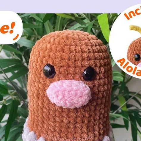 Big Twist Yarn, Etsy Patterns, Crochet Pokemon, Pokemon Pattern, Bernat Blanket, Big Twist, Bernat Blanket Yarn, Crochet Animals Free Patterns, Honey Bunny