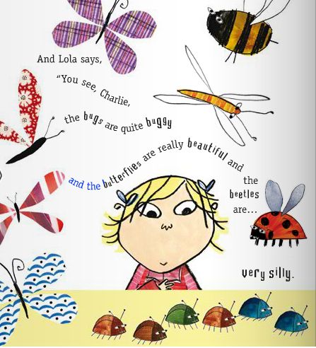 Charlie and Lola beetles bugs and butterflies Charlie Y Lola, Lauren Child, Charlie And Lola, Bugs And Insects, Beetles, Inner Child, My Childhood, Me Core, Childhood Memories