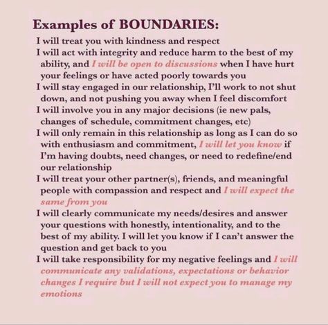 Relationship Boundary Examples, Boundary Statements, Boundary Phrases, Boundary Examples, Self Help Worksheets, Boundary Quotes, Cognitive Behavior Therapy, Growth Board, Boundaries Quotes