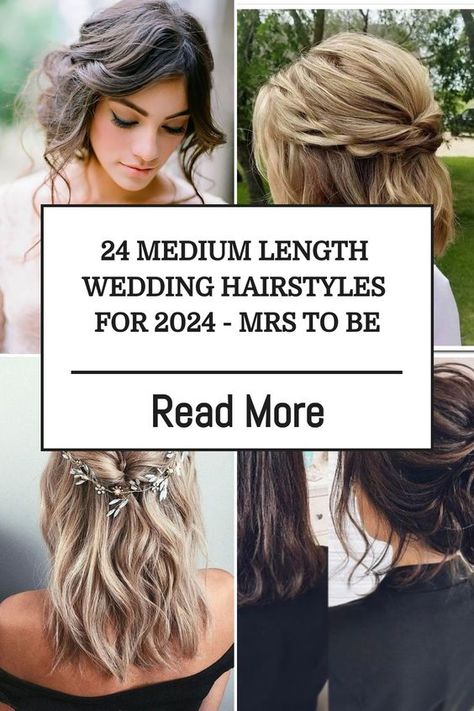 One of the most exciting parts of planning your wedding day is definitely having the wedding hair done. It matters whether your wedding look is amazing or not. But it seems to many people that medium length wedding hair is difficult to work on. In fact, they can be even more charming than long hairs […] Medium Long Bridal Hair, Dark Hair Hairstyles Medium Length, At Home Wedding Hairstyles, Bridal Hair Styles Medium Length, Bridesmaid Medium Length Hairstyles, Medium Length Event Hairstyles, Easy Wedding Hair Medium Length, Medium Hair Length Bridesmaid Hairstyles, Simple Bridal Hair Medium Length