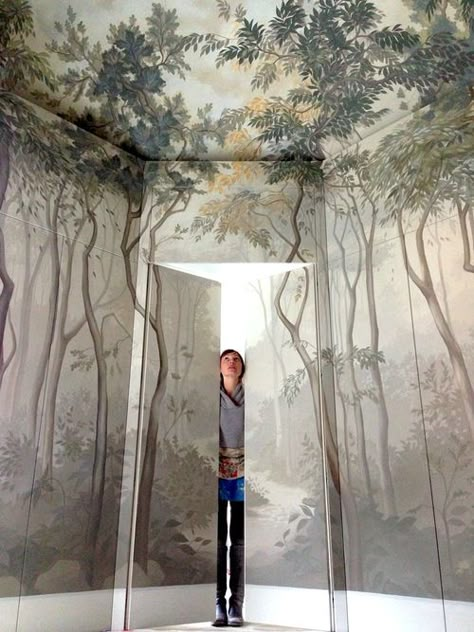 Hand Painted Wall Murals, Woodland Mural, Painted Wall Murals, Interior Murals, Garden Mural, Floral Bedroom, Forest Mural, Ceiling Murals, Wall Murals Painted