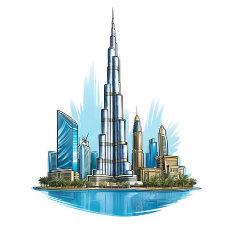 the burj khalifa uae sticker khalifa sticker wonders png Dubai Logo, Building Tattoo, Dubai Buildings, Coreldraw Design, Art Deco Design Graphics, Sticker Clipart, The Burj Khalifa, Dubai Art, Mosque Art